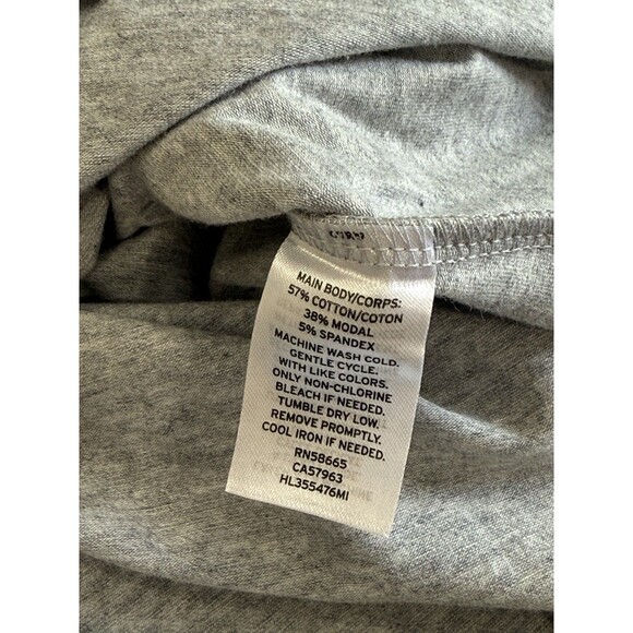 Womens Trouve Grey Bodysuit Cut Out Short Sleeve V Neck Jersey Knit Size M - Picture 7 of 7